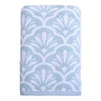 Providence Luxury Jacquard Light Blue Bath Towel, 30x56