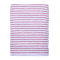 Essential Striped Terracotta Bath Towel, 30x54
