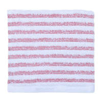 Essential Striped Terracotta Washcloth, 13"
