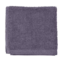 Essential Solid Purple Washcloth, 13"