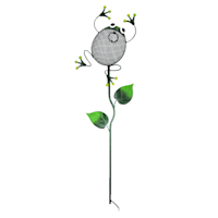 Frog Mesh Bird Feeder Yard Stake, 41"