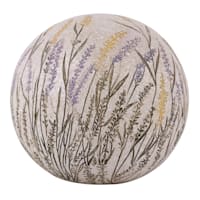 Floral LED Outdoor Garden Gazing Ball, Large