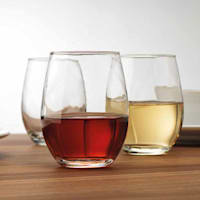 Tablesetter Set of 4 Stemless Wine Glasses, 18oz
