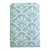 Providence Luxury Jacquard Sea Green Bath Towel, 30x56