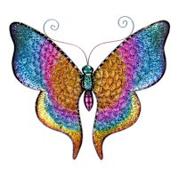 Butterfly Metal Outdoor Wall Decor, 23"