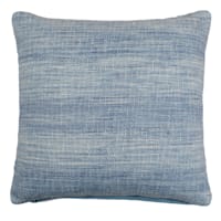 Ty Pennington Blue Woven Textured Square Outdoor Throw Pillow, 20"
