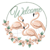 Providence Floral 3-Cranes Outdoor Wall Decor, 19x20