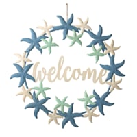 Ty Pennington Metal Welcome Starfish Outdoor Wall Decor, 24"