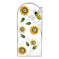 Bee & Sunflower Outdoor Wall Decor, 15.2"