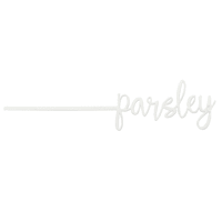 Honeybloom Parsley Metal Herb Marker, 10"