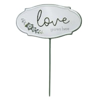 Honeybloom Love Metal Yard Pick, 14"