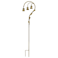 Honeybloom Metal Flower Bell Yard Stake, 45"