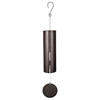 Black Fleck Cylinder Wind Chime, 36"