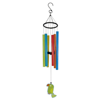 Sunny Club Colorful Metal & Wood Wind Chime, 27"