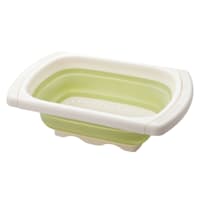 Yellow & White Over the Sink Colander
