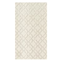 (A515) Providence Zenith Neutral Trellis Accent Rug, 3x5