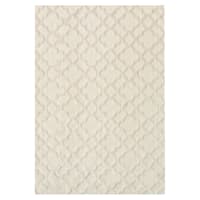 (A515) Providence Zenith Neutral Trellis Area Rug, 5x7