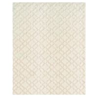 (A515) Providence Zenith Neutral Trellis Area Rug, 8x10