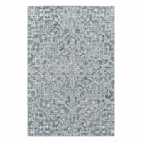 (A516) Providence Giverny Blue Traditional Floral Accent Rug, 2x4