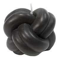 Crosby St. Black Unscented Double Knot Candle, 2.75x2.5