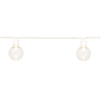 30-Count LED G40 Globe String Lights with White Wire