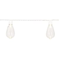30-Count LED Edison String Lights with White Wire