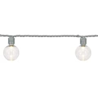 30-Count LED G40 Globe String Lights with Grey Wire