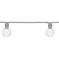 100-Count LED G40 Globe String Lights with Grey Wire