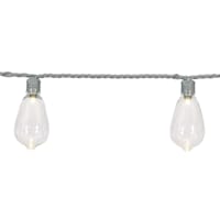 100-Count LED Edison String Lights with Grey Wire