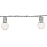 100-Count LED G30 Globe String Lights with Grey Wire