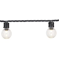 100-Count LED G30 Globe String Lights with Black Wire