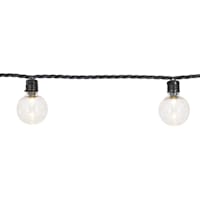 100-Count LED G40 Globe String Lights with Black Wire