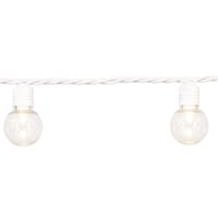 100-Count LED G30 Globe String Lights with White Wire