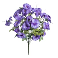 Purple Water-Resistant Petunia Floral Bush, 19"