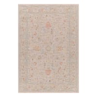 (A513) Honeybloom Avant Garde Taupe Floral Area Rug, 8x10