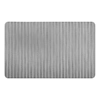 Bistro Forever Woven Grey Striped Antifatigue Mat, 20x39