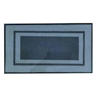 Plano Black Double Border Non-Antifatigue Kitchen Mat, 20x39