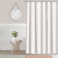 13-Piece Multi Pebbles Print Shower Curtain Set, 70x72