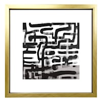 Gold Floating Wall Frame, 12"