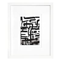 White Double Matted Wall Frame, 8x10