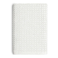 Crosby St. White Terry Waffle Cotton Bath Towel, 30x54