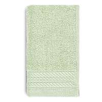 Honeybloom Plush Performance Solid Sage Washcloth, 13"