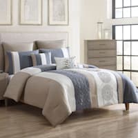 7-Piece Crentwood Multicolor Comforter Set, Full/Queen