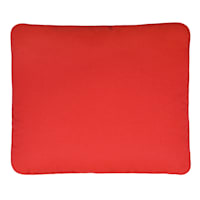 Cherry Canvas Corded Outdoor Back Cushion