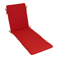 Cherry Canvas Basic Chaise Lounge Cushion