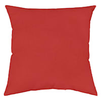 Cherry Canvas Square Outdoor Throw Pillow, 16"