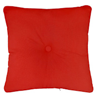 Cherry Canvas Outdoor Tufted Back Cushion