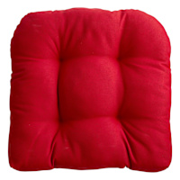 Cherry Canvas Outdoor Wicker Seat Cushion