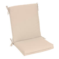 Natural Canvas Outdoor Hinged Cushion