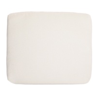 Natural Canvas Outdoor Square Seat Cushion